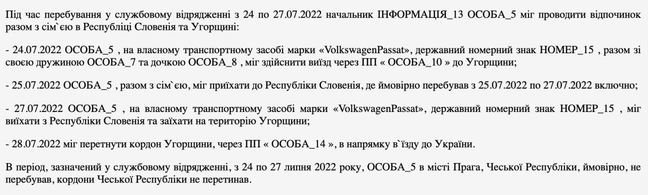 Ілюстрація до публікації «Цинічні відрядження Михайлишина У рамках вищевказаної кримінальної справи щодо системної корупції в ДМС Закарпаття, правоохоронці встановили кричущі факти діяльності самого…»