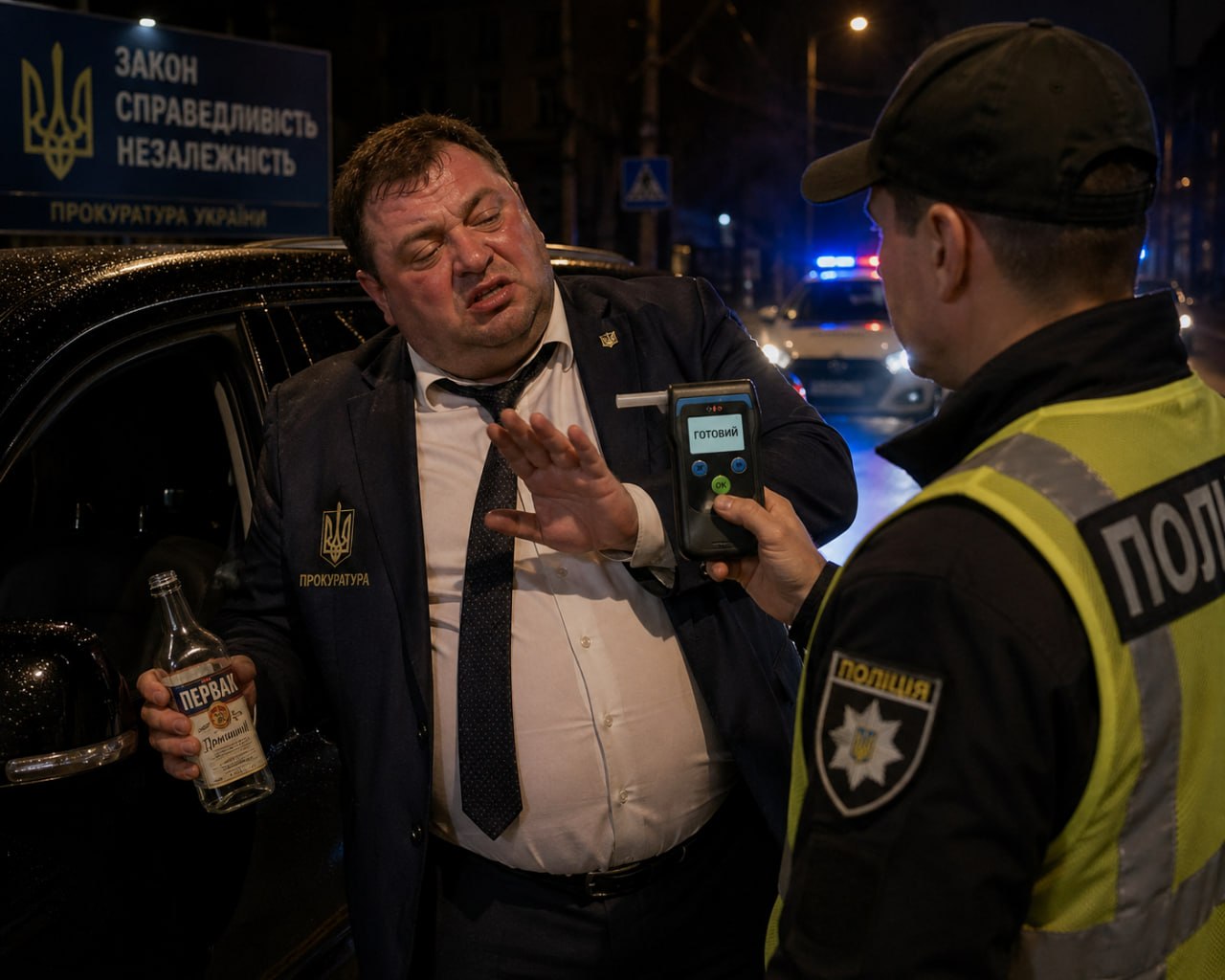 Ілюстрація до публікації «Прокурора Харківської обласної прокуратури Ігоря Орлова покарали за відмову від огляду на сп’яніння та використання службового посвідчення»