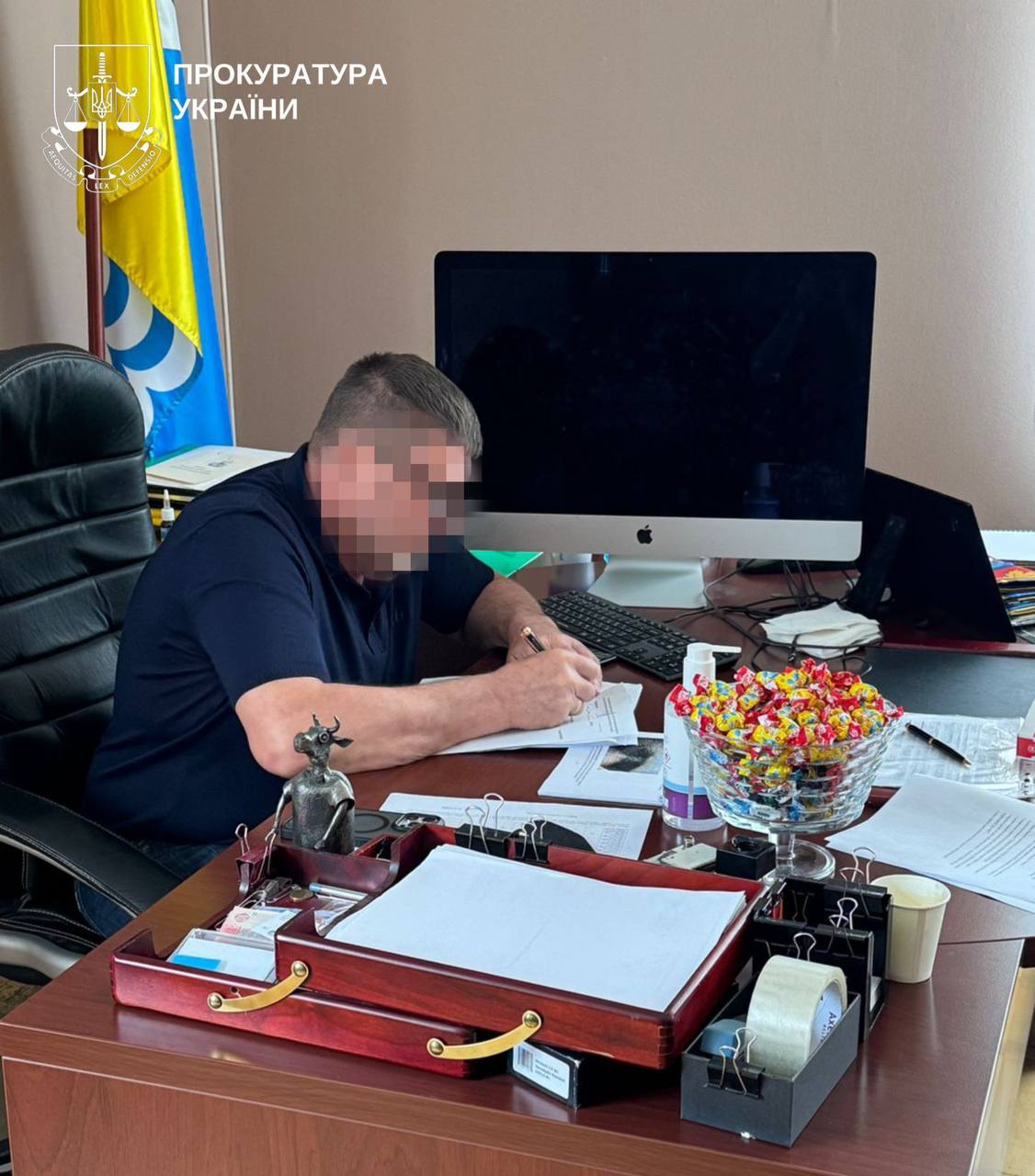 Ілюстрація до публікації «повідомляє: Мова йде про голову міста Українка Олександра Туренка»