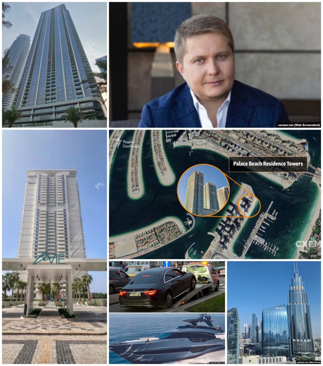 Ілюстрація до публікації «Ексголова ФДМУ Сенниченко, Гмирін та Дубаї 🔈 Формулювання прес-релізу САП і НАБУ від 31 липня 2026 — «низка квартир у кількох будинках в ОАЕ» — юридично приписана Гмиріну і…»