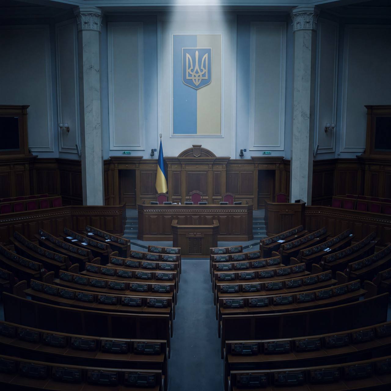 Ілюстрація до публікації «Тиша о дванадцятій… ✔Сьогодні о дванадцятій у сесійній залі натиснуть кнопки.»