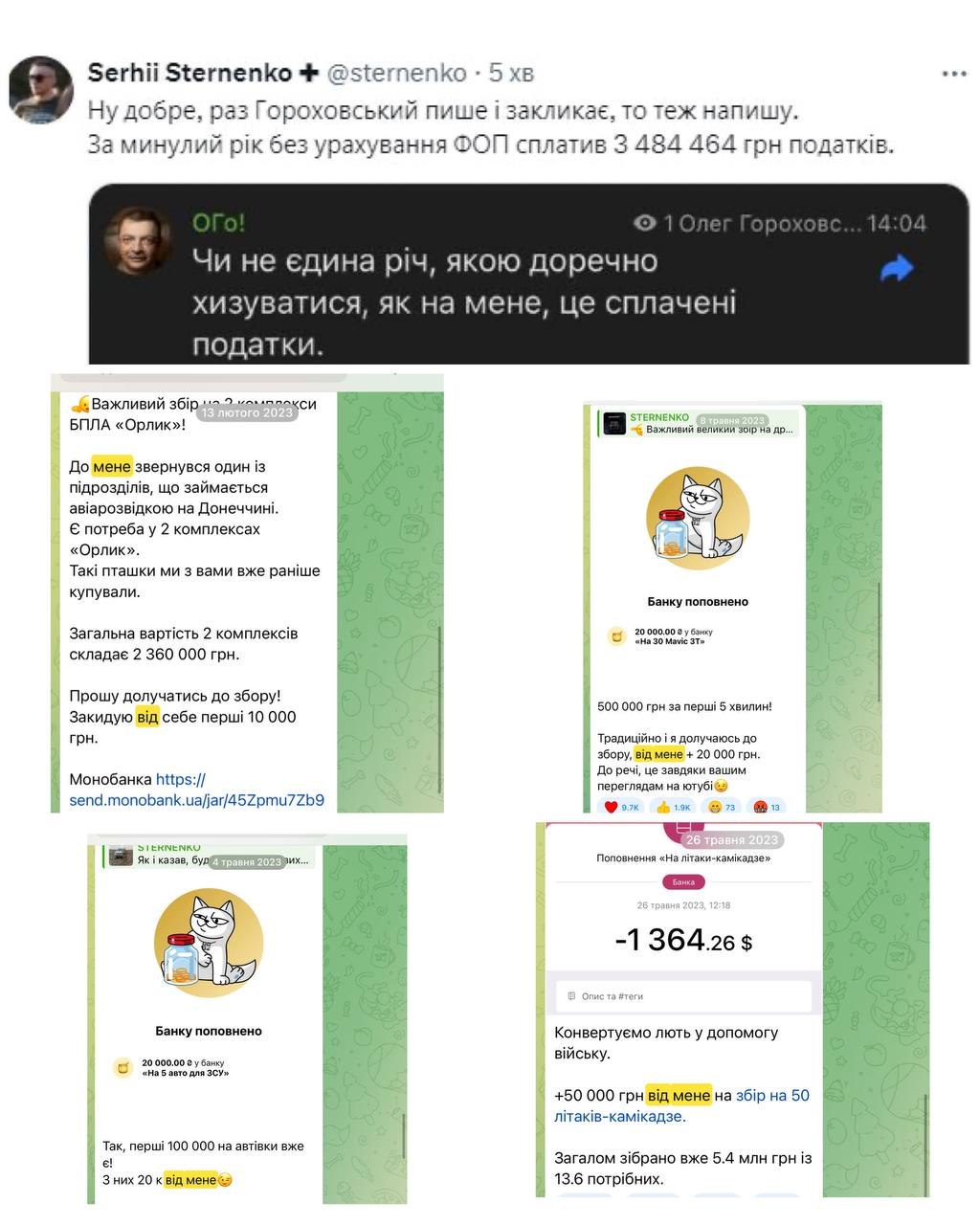 Ілюстрація до публікації «Сергій Стерненко, а з чого ти заплатив 3,48 млн гривень (без урахування ФОП)? Що в тебе за бізнес-проєкт?»