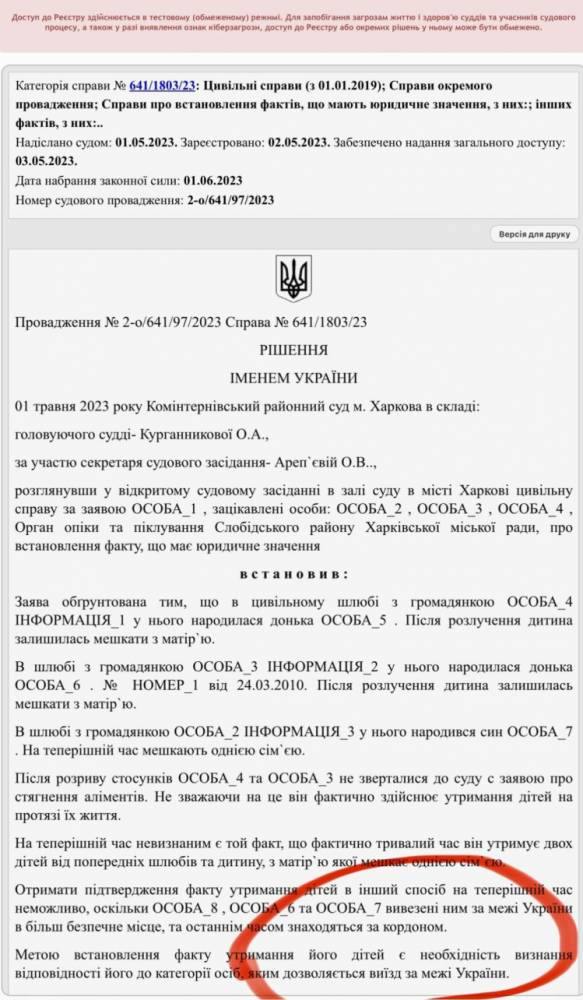 Ілюстрація до публікації «Криптоінвестор та почесний консул Румунії з російським громадянством Микола Удянський через суд отримав визнання статусу багатодітного батька, надавши суду в якості підтвердження…»