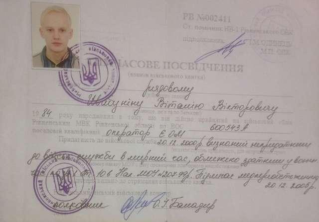 Ілюстрація до публікації «Військовий ухилянт з «Центру протидії корупції» Віталій Шабунін не зміг піти зі служби»