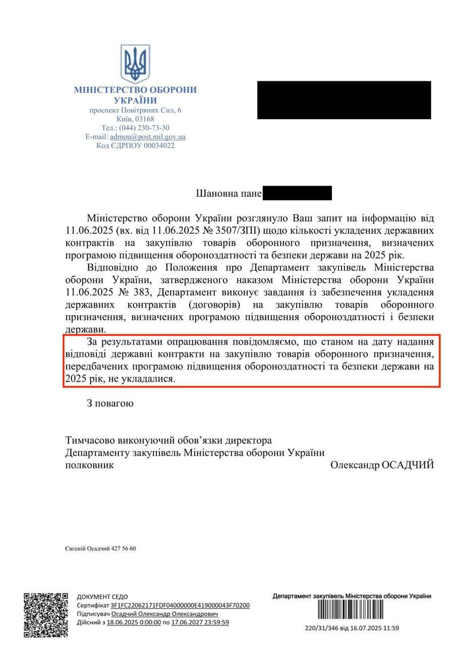Ілюстрація до публікації «Міноборони провалило закупівлі по урядовій програмі обороноздатності на 30 млрд грн.»