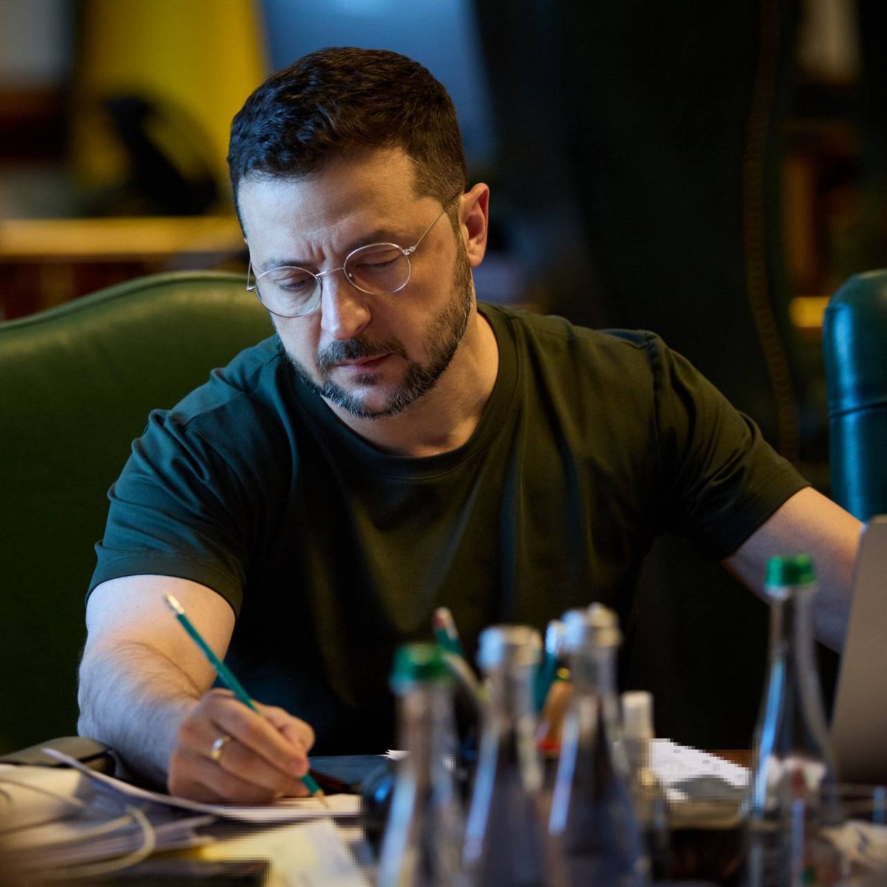 Ілюстрація до публікації «Тривала, змістовна розмова з Президентом Трампом спочатку один на один, а потім також за участі європейських лідерів.»