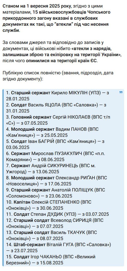 Ілюстрація до публікації «Журналіст Глагола повідомляє — у Чопському прикордонному загоні з початку року 15 військових “втекли” в країни ЄС»