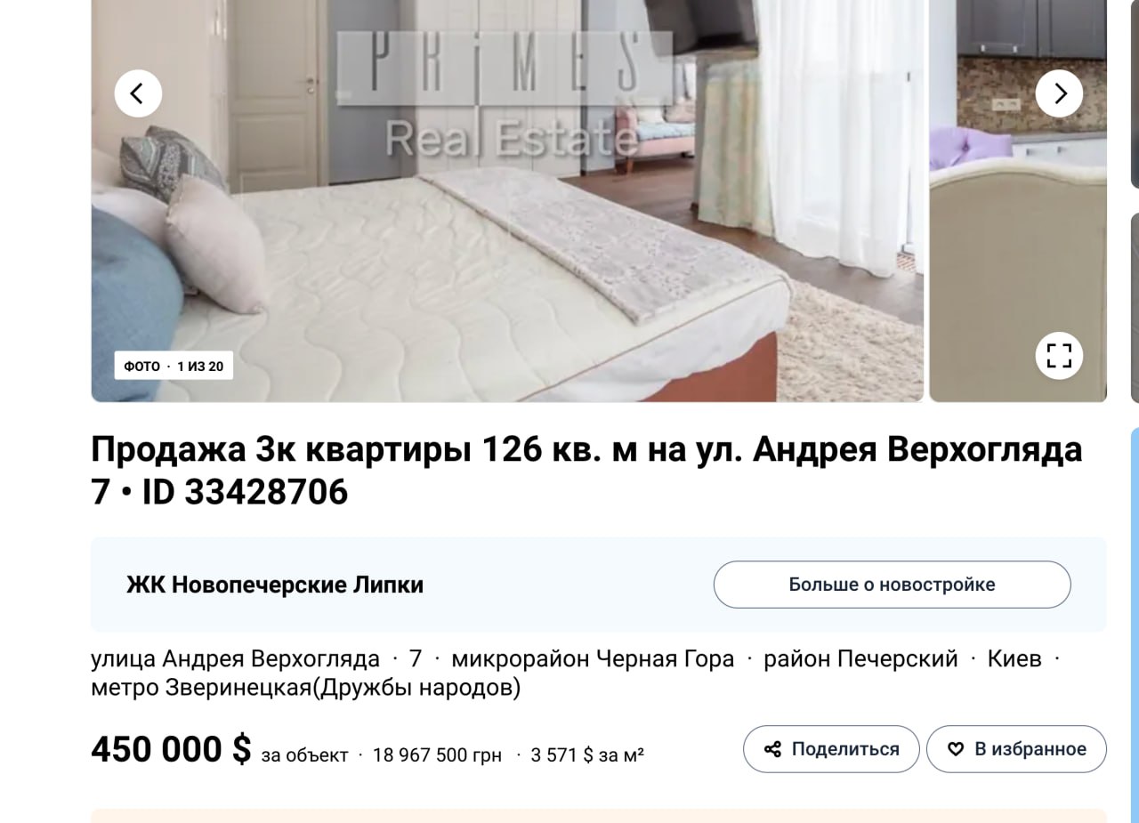 Ілюстрація до публікації «Власник бренду Domino Антон Шухнін має ще одну розкішну квартиру у Києві — ЖК "Новопечерскі липки"»