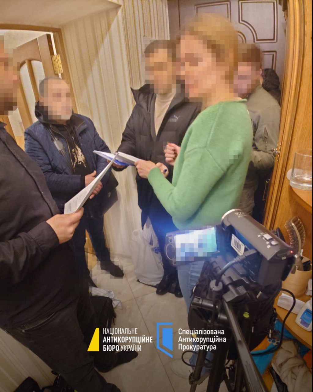 Ілюстрація до публікації «НАБУ та САП спільно зі СБУ повідомили про викриття організованої злочинної групи, яку, за даними слідства, очолювала народна депутатка Анна Скороход.»